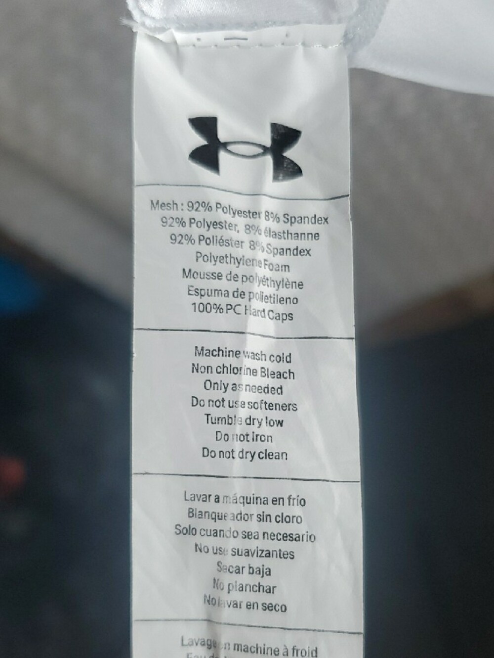 Under Armour White Sleeveless Padded Compression Shirt - Picture 7 of 11